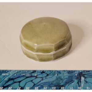 Elke Seefeldt Studio Pottery Trinket Box Signed‎